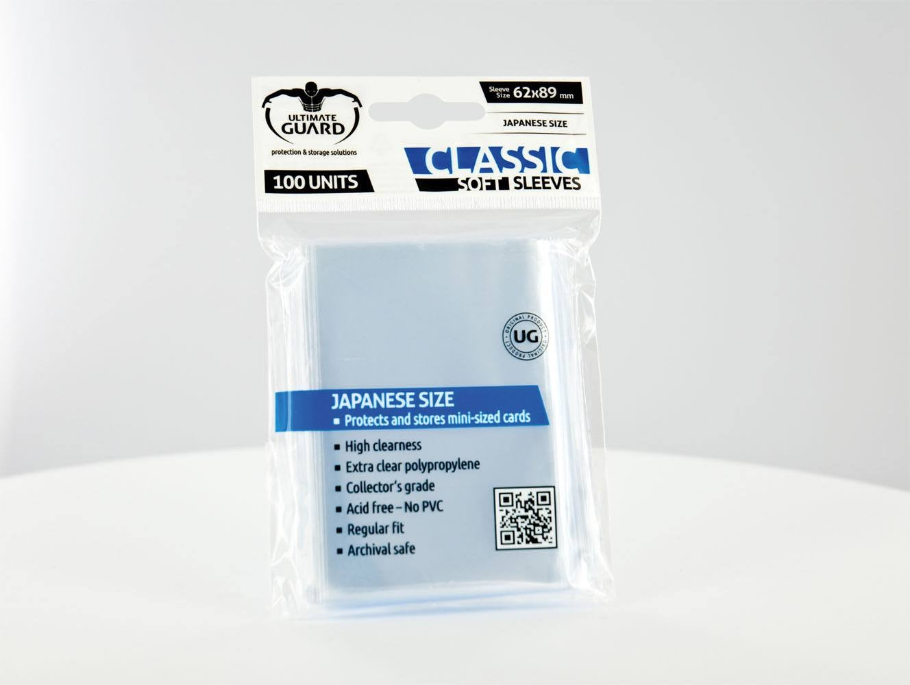 Image for Gloss Sleeve - Classic Soft Sleeves Japanese Clear (100-Pack) - Card Sleeves