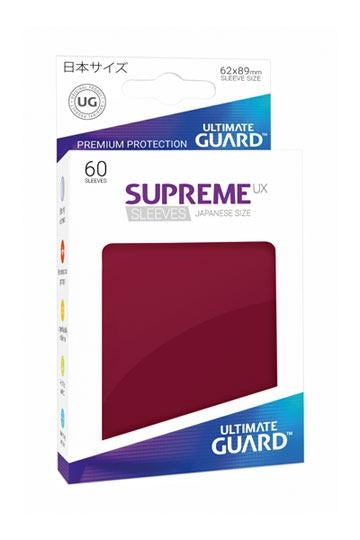 Image for Gloss Sleeve - Supreme UX Sleeves Japanese Burgundy (60-Pack) - Card Sleeves