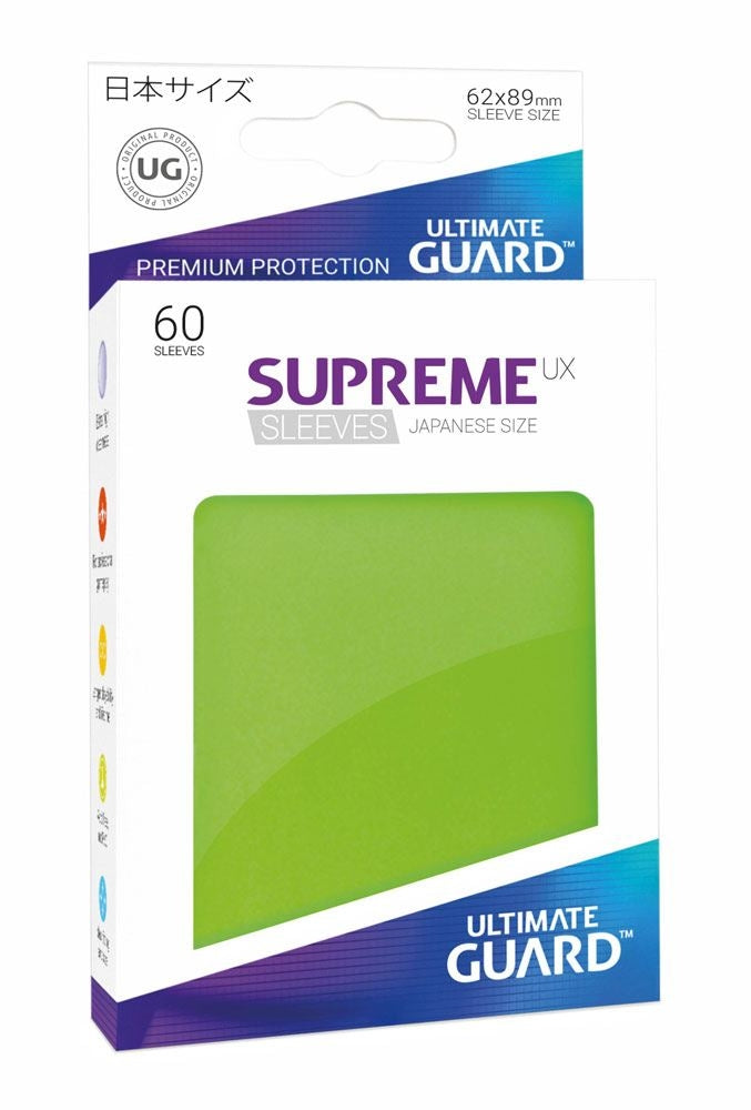 Image for Gloss Sleeve - Supreme UX Sleeves Japanese Light Green (60-Pack) - Card Sleeves