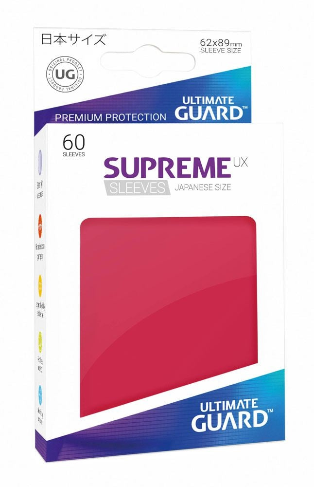 Image for Gloss Sleeve - Supreme UX Sleeves Japanese Red (60-Pack) - Card Sleeves