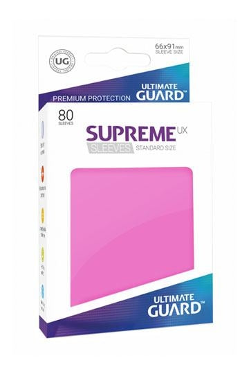 Image for Gloss Sleeve - Supreme UX Sleeves Pink (80-Pack) - Card Sleeves