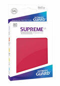 Image for Gloss Sleeve - Supreme UX Sleeves Red (80-Pack) - Card Sleeves