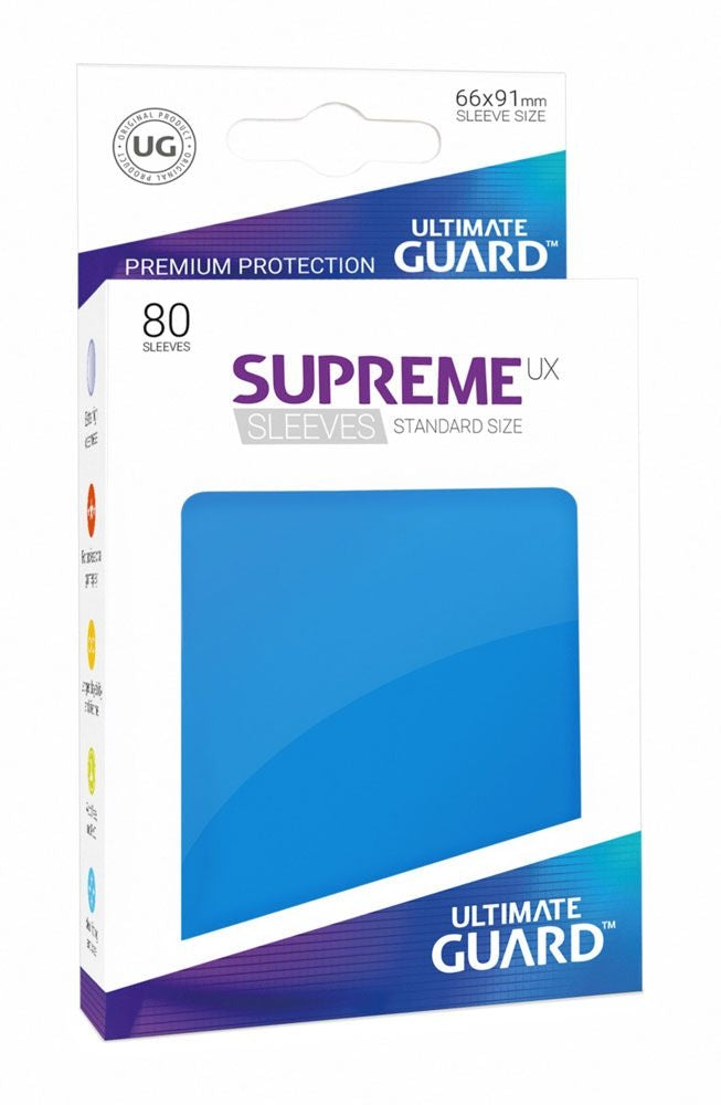 Image for Gloss Sleeve - Supreme UX Sleeves Royal Blue (80-Pack) - Card Sleeves