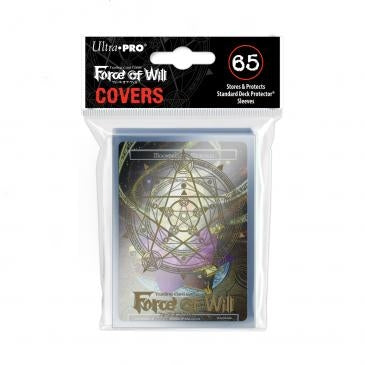 Image for Gold Magic Circle Sleeve Covers for Force of Will with Moonbreeze's Memoria Promo (65-Pack) - Card Sleeves