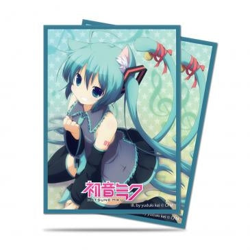 Image for Hatsune Miku Nekomimi Deck Protector sleeves 50-count (50-Pack) - Card Sleeves