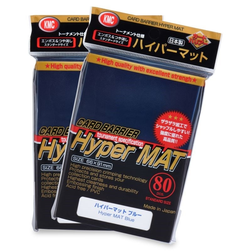 Image for KMC Card Barrier - Hyper Matte - Blue (80-Pack) - Card Sleeves