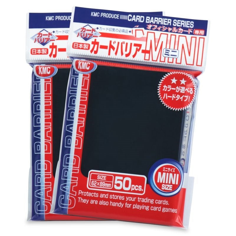 Image for KMC Card Barrier - Mini Series - Super Black (50-Pack) - Card Sleeves