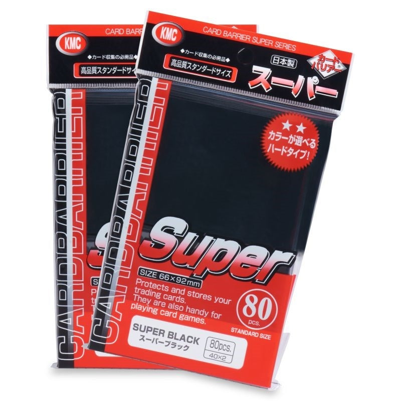 Image for KMC Card Barrier - Super Series - Super Black (80-Pack) - Card Sleeves
