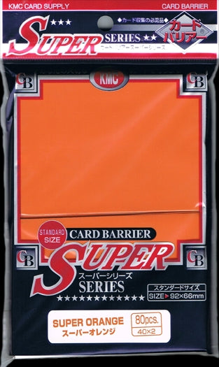 Image for KMC Card Barrier - Super Series - Super Orange (80-Pack) - Card Sleeves