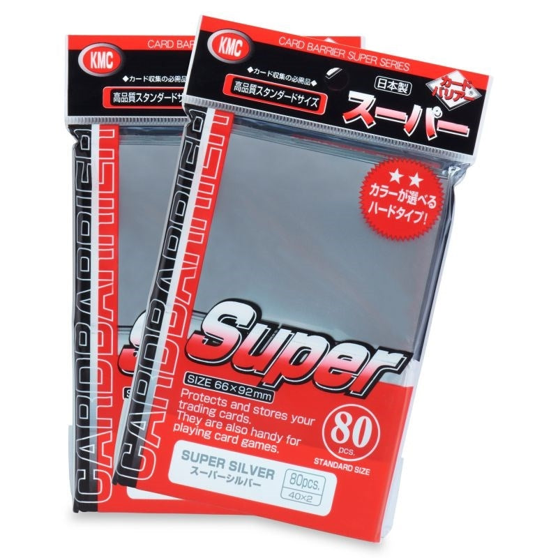 Image for KMC Card Barrier - Super Series - Super Silver (80-Pack) - Card Sleeves