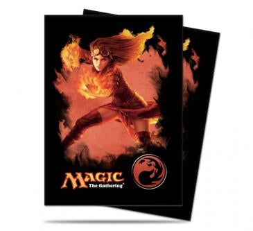 Image for Mana 4 Planeswalker - Chandra Standard Deck Protectors for Magic (80-Pack) - Card Sleeves