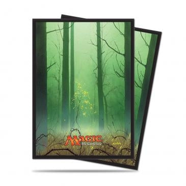 Image for Mana 5 Forest Standard Deck Protector sleeves for Magic (80-Pack) - Card Sleeves