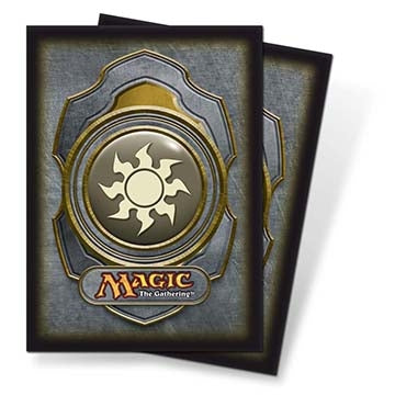 Image for Mana v3 White Standard Deck Protectors for Magic (80-Pack) - Card Sleeves
