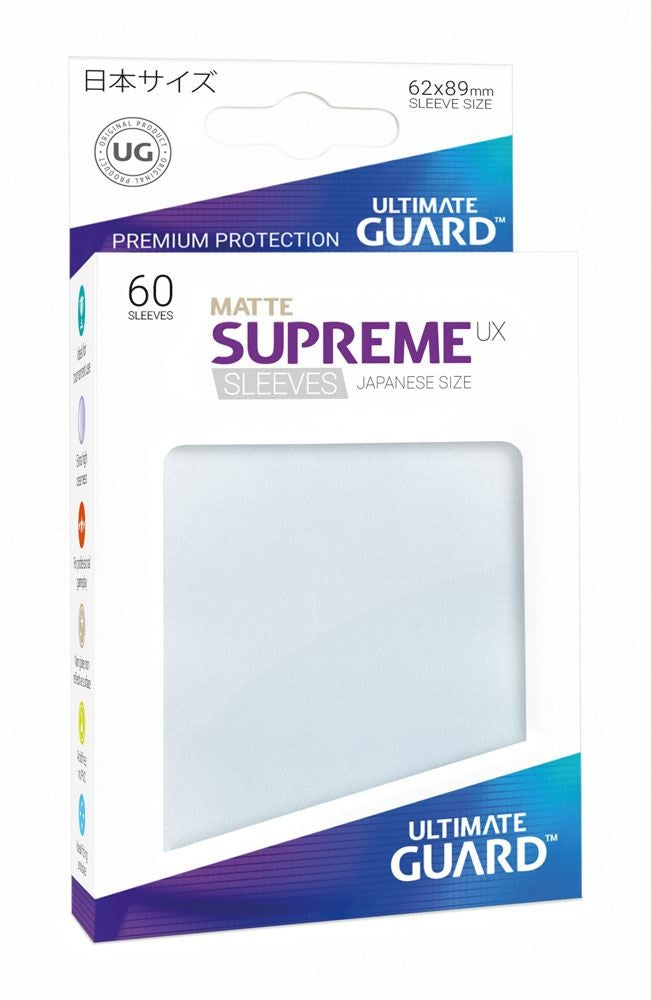 Image for Matte Frosted Sleeve - Supreme UX Sleeves Japanese (60-Pack) - Card Sleeves