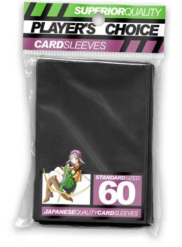Image for Player's Choice Standard Card Sleeves - Black (60-Pack) - Card Sleeves
