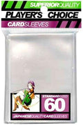 Image for Player's Choice Standard Card Sleeves - Clear (60-Pack) - Card Sleeves