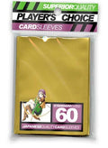 Image for Player's Choice Standard Card Sleeves - Gold (60-Pack) - Card Sleeves
