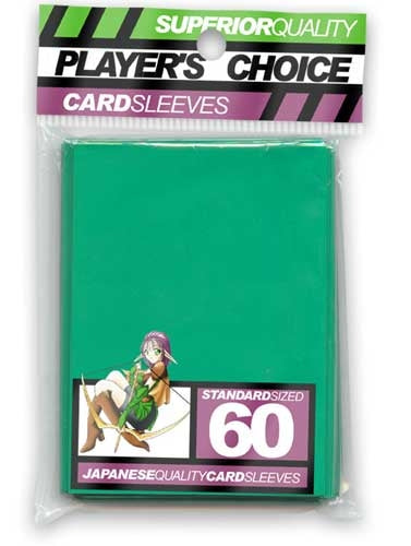 Image for Player's Choice Standard Card Sleeves - Green (60-Pack) - Card Sleeves