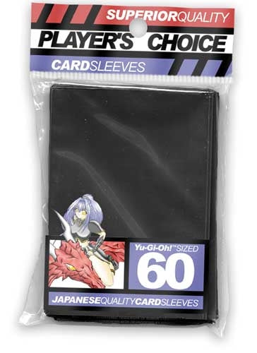 Image for Player's Choice Yu-Gi-Oh! Card Sleeves - Black (60-Pack) - Card Sleeves