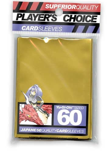 Image for Player's Choice Yu-Gi-Oh! Card Sleeves - Gold (60-Pack) - Card Sleeves