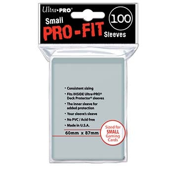 Image for PRO-Fit Small Size Deck Protectors (100-Pack) - Card Sleeves