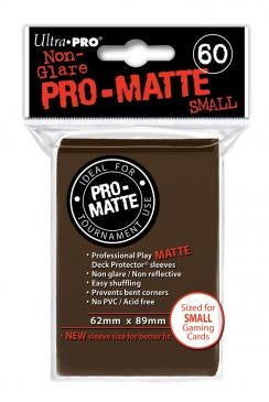 Image for Pro-Matte Small Deck Protectors - Brown (60-Pack) - Card Sleeves