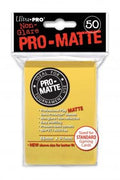 Image for Pro-Matte Standard Deck Protectors - Yellow (50-Pack) - Card Sleeves