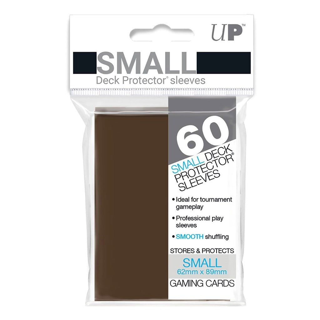 Image for Small Deck Protectors - Brown (60-Pack) - Card Sleeves