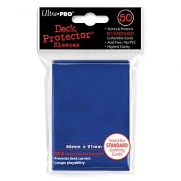 Image for Standard Deck Protectors - Blue (50-Pack) - Card Sleeves
