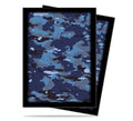 Image for Standard Deck Protectors - Navy Camo (50-Pack) - Card Sleeves