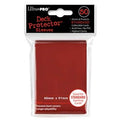Image for Standard Deck Protectors - Red (50-Pack) - Card Sleeves