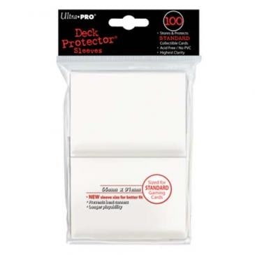 Image for Standard Deck Protectors - White (100-Pack) - Card Sleeves
