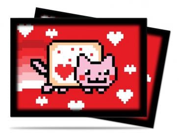 Image for ValentNyan Cat Standard Deck Protectors (50-Pack) - Card Sleeves