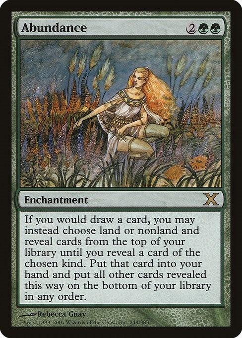 Image for Abundance (249) (10th Edition) - Magic: The Gathering