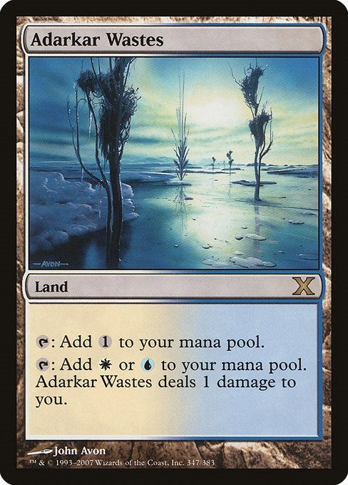 Image for Adarkar Wastes (347) (10th Edition) - Magic: The Gathering
