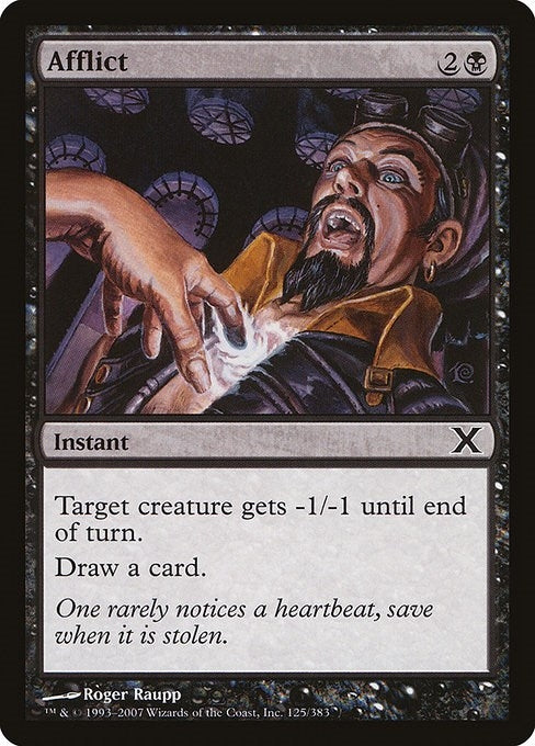 Image for Afflict (125) (10th Edition) - Magic: The Gathering