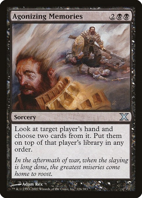 Image for Agonizing Memories (126) (10th Edition) - Magic: The Gathering