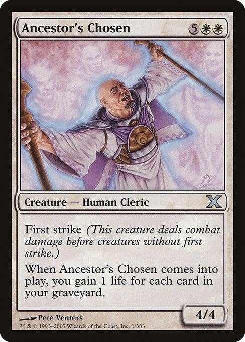 Image for Ancestor's Chosen (1) (10th Edition) - Magic: The Gathering