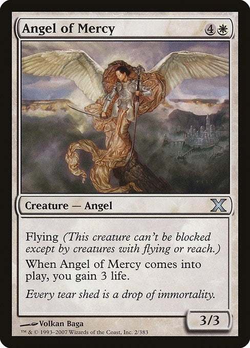 Image for Angel of Mercy (2) (10th Edition) - Magic: The Gathering