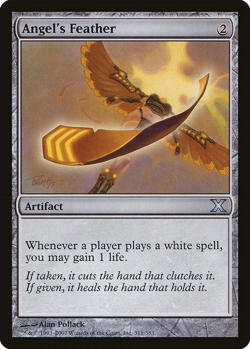 Image for Angel's Feather (311) (10th Edition) - Magic: The Gathering