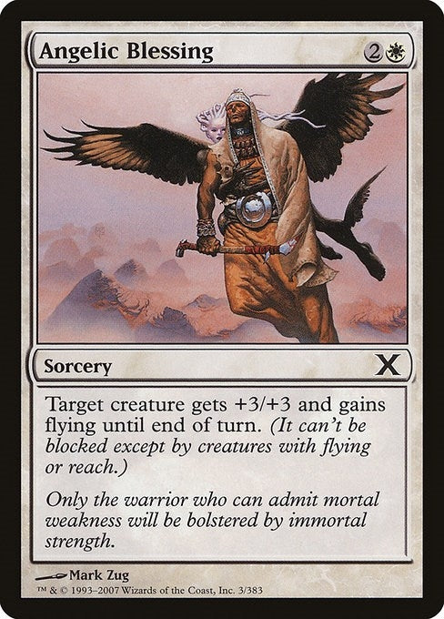 Image for Angelic Blessing (3) (10th Edition) - Magic: The Gathering