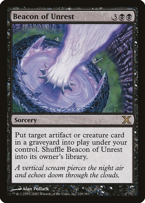 Image for Beacon of Unrest (129) (10th Edition) - Magic: The Gathering