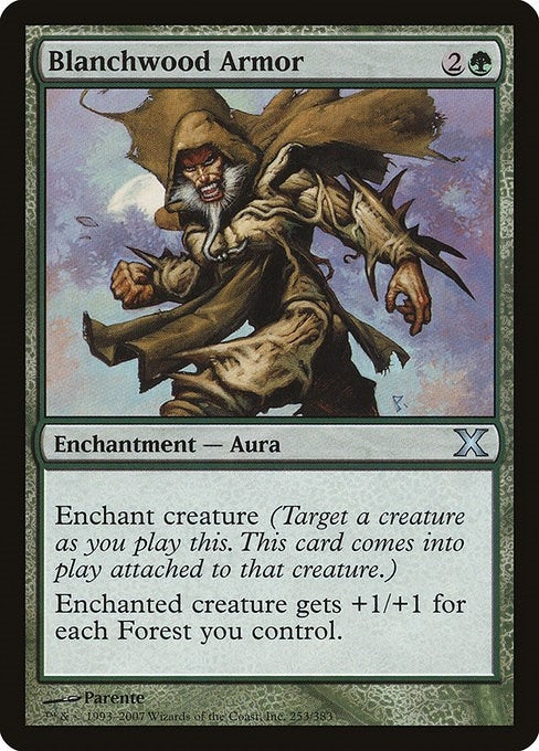 Image for Blanchwood Armor (253) (10th Edition) - Magic: The Gathering