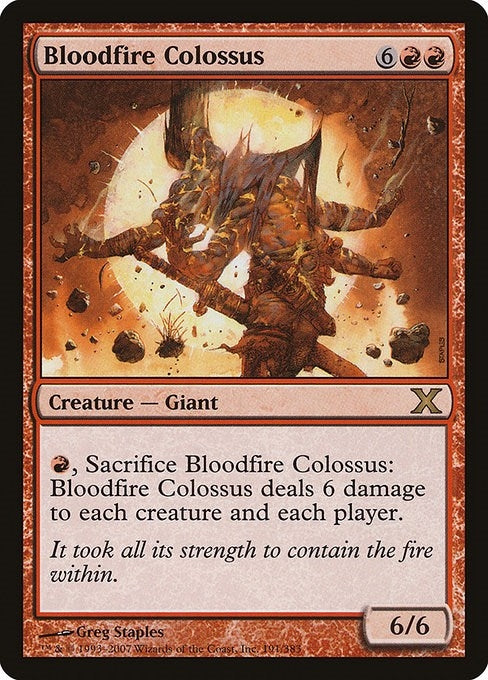 Image for Bloodfire Colossus (191) (10th Edition) - Magic: The Gathering
