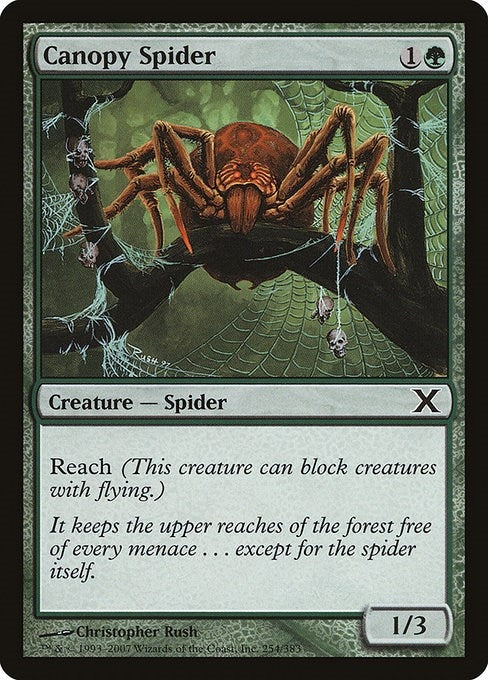 Image for Canopy Spider (254) (10th Edition) - Magic: The Gathering
