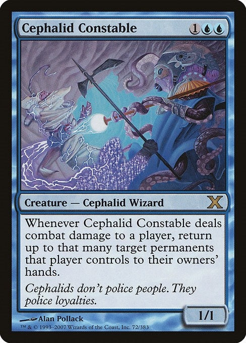 Image for Cephalid Constable (72) (10th Edition) - Magic: The Gathering