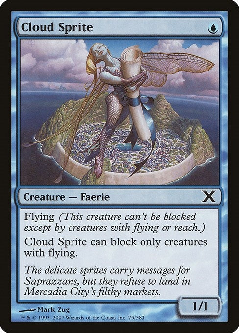 Image for Cloud Sprite (75) (10th Edition) - Magic: The Gathering