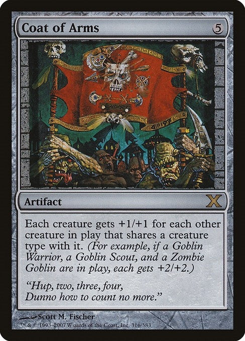 Image for Coat of Arms (316) (10th Edition) - Magic: The Gathering