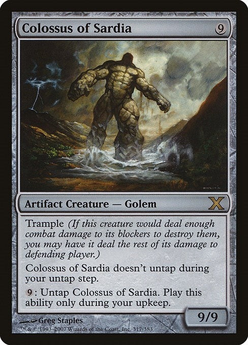 Image for Colossus of Sardia (317) (10th Edition) - Magic: The Gathering