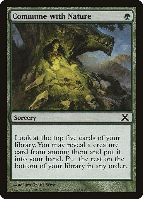 Image for Commune with Nature (256) (10th Edition) - Magic: The Gathering
